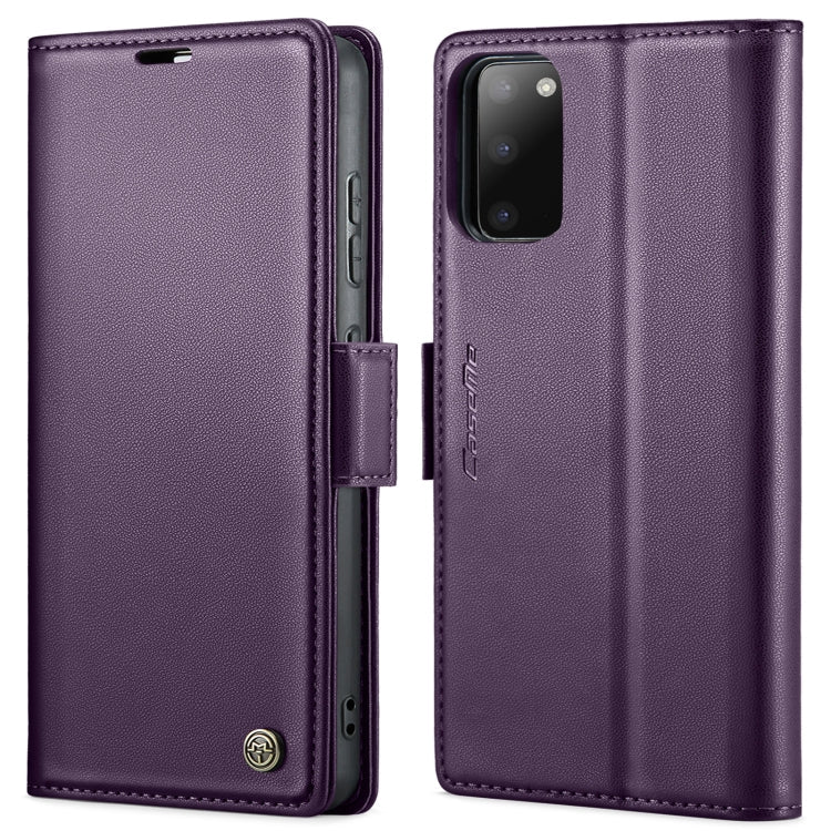 CaseMe 023 Butterfly Buckle Litchi Texture RFID Anti-theft Leather Phone Case, For Samsung Galaxy S20, For Samsung Galaxy S20+, For Samsung Galaxy A71 4G, For Samsung Galaxy A51 4G/M40s