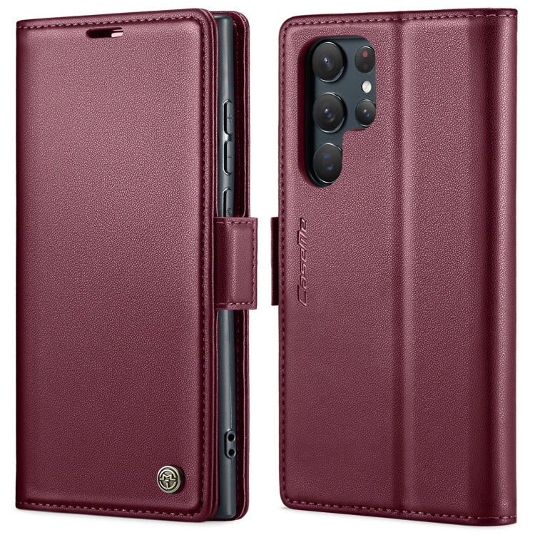 CaseMe 023 Butterfly Buckle Litchi Texture RFID Anti-theft Leather Phone Case, For Samsung Galaxy A73 5G, For Samsung Galaxy A33 5G, For Samsung Galaxy S22 Ultra 5G, For Samsung Galaxy S22+ 5G