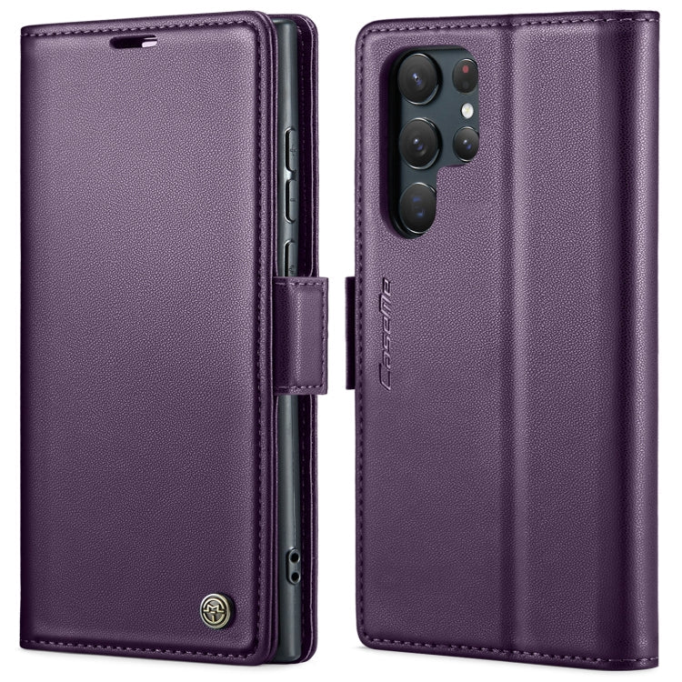 CaseMe 023 Butterfly Buckle Litchi Texture RFID Anti-theft Leather Phone Case, For Samsung Galaxy A73 5G, For Samsung Galaxy A33 5G, For Samsung Galaxy S22 Ultra 5G, For Samsung Galaxy S22+ 5G