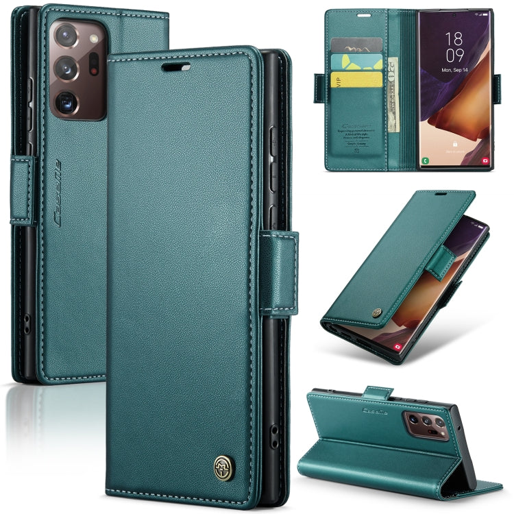 CaseMe 023 Butterfly Buckle Litchi Texture RFID Anti-theft Leather Phone Case, For Samsung Galaxy S21+ 5G, For Samsung Galaxy S21 Ultra 5G, For Samsung Galaxy Note20 Ultra, For Samsung Galaxy S20 Ultra