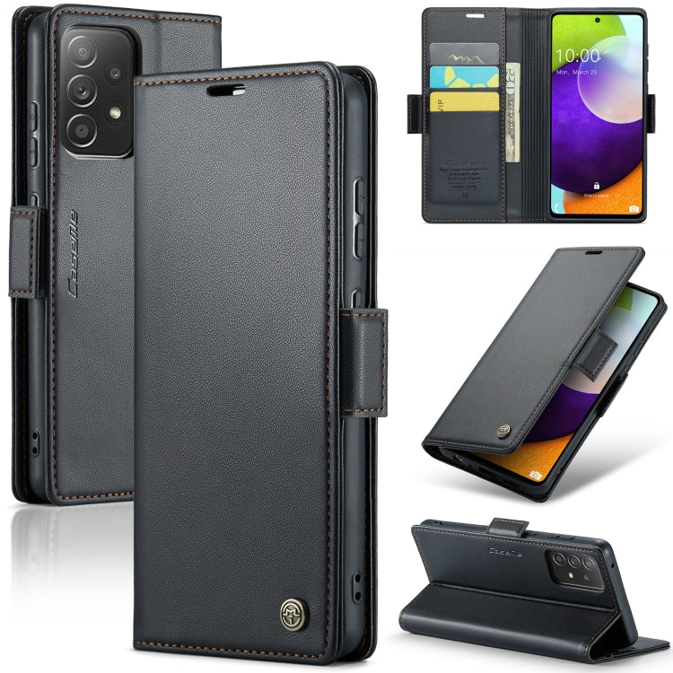 CaseMe 023 Butterfly Buckle Litchi Texture RFID Anti-theft Leather Phone Case, For Samsung Galaxy S22 5G, For Samsung Galaxy A32 5G / M32 5G, For Samsung Galaxy A52/A52s 5G, For Samsung Galaxy A22 5G