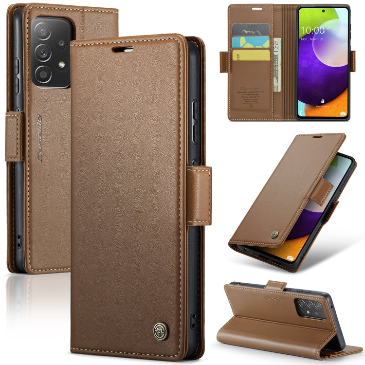 CaseMe 023 Butterfly Buckle Litchi Texture RFID Anti-theft Leather Phone Case, For Samsung Galaxy S22 5G, For Samsung Galaxy A32 5G / M32 5G, For Samsung Galaxy A52/A52s 5G, For Samsung Galaxy A22 5G