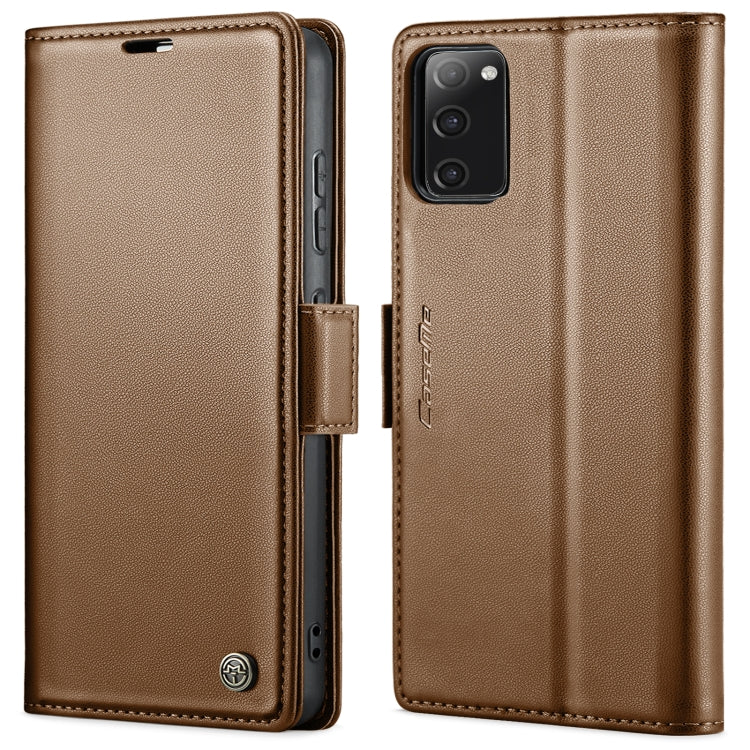 CaseMe 023 Butterfly Buckle Litchi Texture RFID Anti-theft Leather Phone Case, For Samsung Galaxy A12 5G, For Samsung Galaxy A13 4G/5G/A04s/A04/M13 5G, For Samsung Galaxy S20 FE, For Samsung Galaxy A23