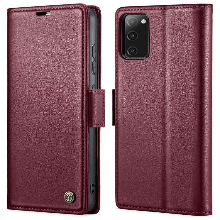 CaseMe 023 Butterfly Buckle Litchi Texture RFID Anti-theft Leather Phone Case, For Samsung Galaxy A12 5G, For Samsung Galaxy A13 4G/5G/A04s/A04/M13 5G, For Samsung Galaxy S20 FE, For Samsung Galaxy A23