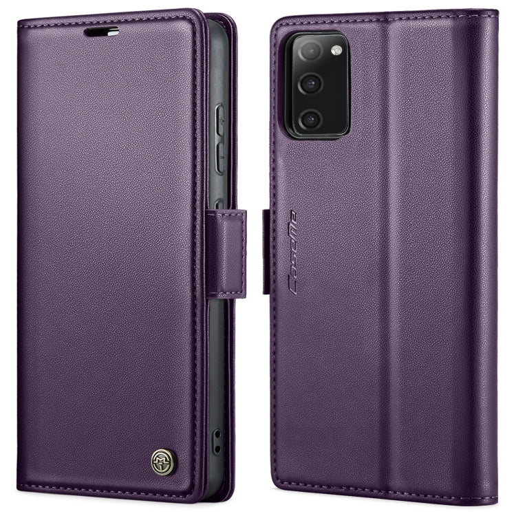 CaseMe 023 Butterfly Buckle Litchi Texture RFID Anti-theft Leather Phone Case, For Samsung Galaxy A12 5G, For Samsung Galaxy A13 4G/5G/A04s/A04/M13 5G, For Samsung Galaxy S20 FE, For Samsung Galaxy A23