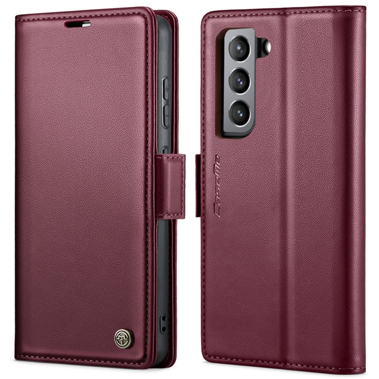CaseMe 023 Butterfly Buckle Litchi Texture RFID Anti-theft Leather Phone Case, For Samsung Galaxy S21 FE 5G, For Samsung Galaxy A72, For Samsung Galaxy A53, For Samsung Galaxy S21 5G