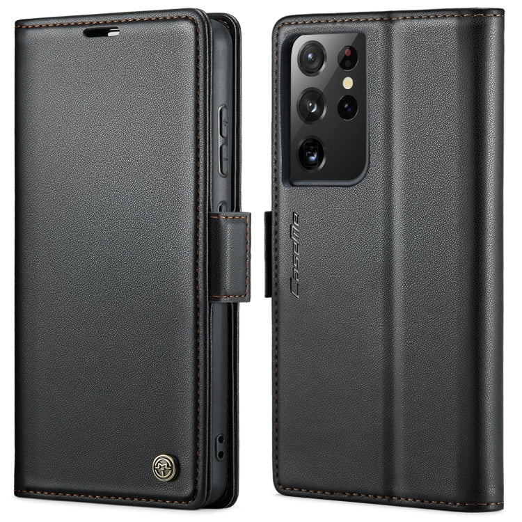 CaseMe 023 Butterfly Buckle Litchi Texture RFID Anti-theft Leather Phone Case, For Samsung Galaxy S21+ 5G, For Samsung Galaxy S21 Ultra 5G, For Samsung Galaxy Note20 Ultra, For Samsung Galaxy S20 Ultra