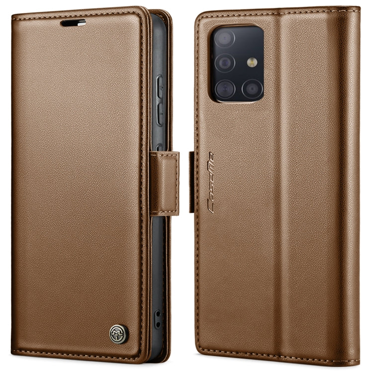 CaseMe 023 Butterfly Buckle Litchi Texture RFID Anti-theft Leather Phone Case, For Samsung Galaxy S20, For Samsung Galaxy S20+, For Samsung Galaxy A71 4G, For Samsung Galaxy A51 4G/M40s