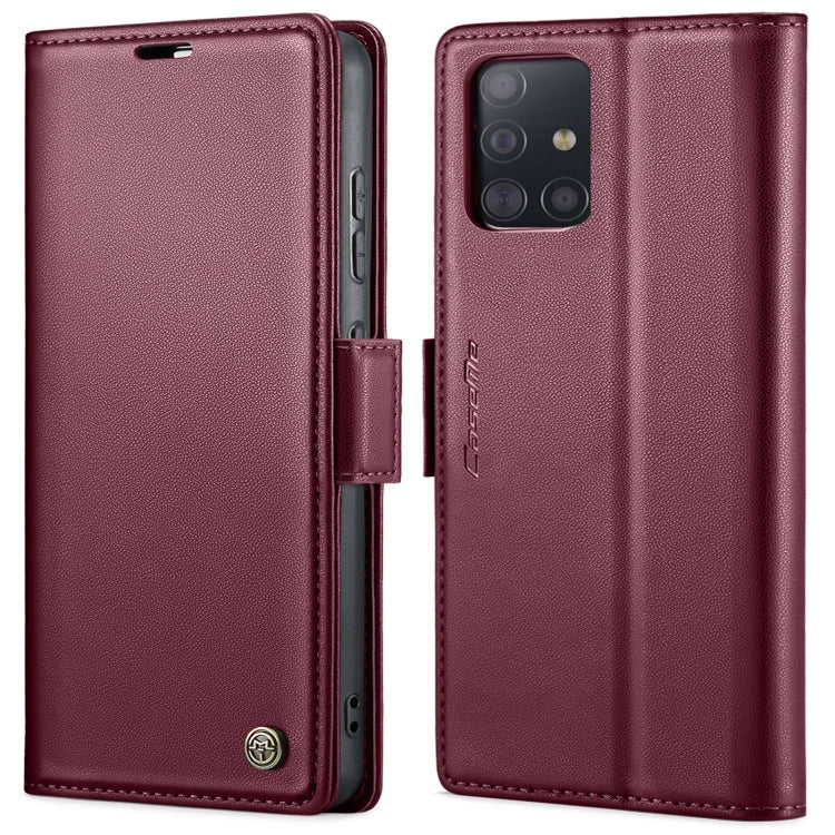 CaseMe 023 Butterfly Buckle Litchi Texture RFID Anti-theft Leather Phone Case, For Samsung Galaxy S20, For Samsung Galaxy S20+, For Samsung Galaxy A71 4G, For Samsung Galaxy A51 4G/M40s