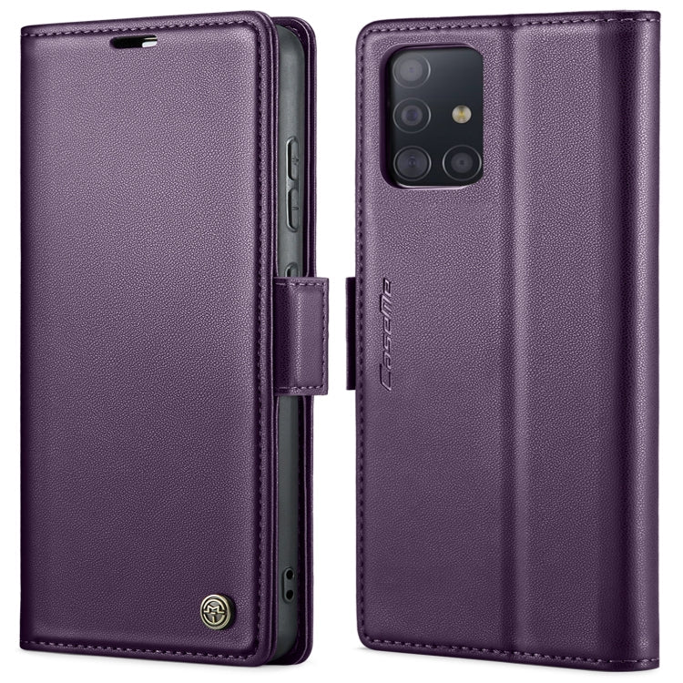 CaseMe 023 Butterfly Buckle Litchi Texture RFID Anti-theft Leather Phone Case, For Samsung Galaxy S20, For Samsung Galaxy S20+, For Samsung Galaxy A71 4G, For Samsung Galaxy A51 4G/M40s