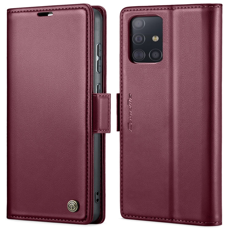 CaseMe 023 Butterfly Buckle Litchi Texture RFID Anti-theft Leather Phone Case, For Samsung Galaxy S20, For Samsung Galaxy S20+, For Samsung Galaxy A71 4G, For Samsung Galaxy A51 4G/M40s