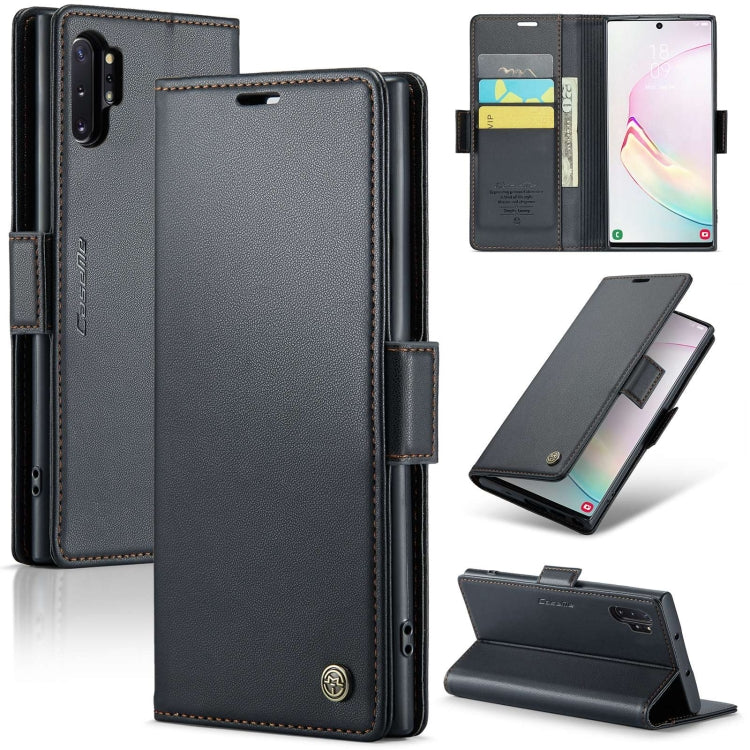 CaseMe 023 Butterfly Buckle Litchi Texture RFID Anti-theft Leather Phone Case, For Samsung Galaxy A70/A70s, For Samsung Galaxy A20/A30/M10s, For Samsung Galaxy A30s / A50s / A50, For Samsung Galaxy Note10+
