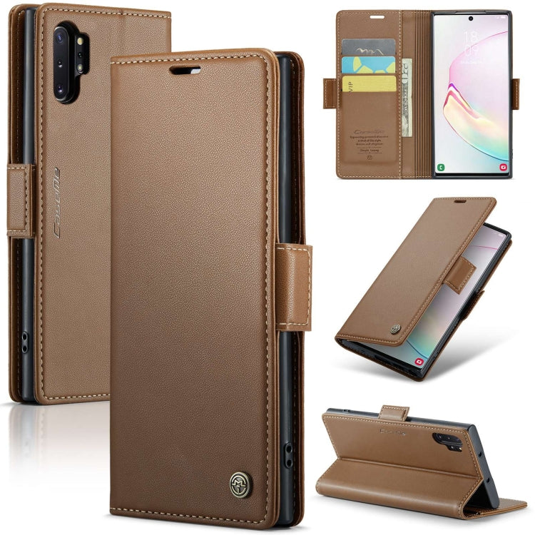 CaseMe 023 Butterfly Buckle Litchi Texture RFID Anti-theft Leather Phone Case, For Samsung Galaxy A70/A70s, For Samsung Galaxy A20/A30/M10s, For Samsung Galaxy A30s / A50s / A50, For Samsung Galaxy Note10+