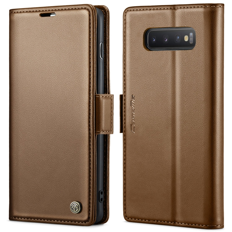 CaseMe 023 Butterfly Buckle Litchi Texture RFID Anti-theft Leather Phone Case, For Samsung Galaxy A40, For Samsung Galaxy S10+, For Samsung Galaxy S10