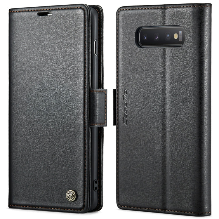 CaseMe 023 Butterfly Buckle Litchi Texture RFID Anti-theft Leather Phone Case, For Samsung Galaxy A40, For Samsung Galaxy S10+, For Samsung Galaxy S10