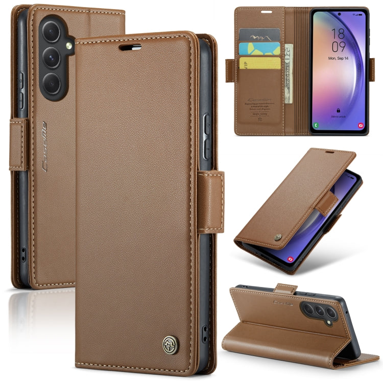 CaseMe 023 Butterfly Buckle Litchi Texture RFID Anti-theft Leather Phone Case, For Samsung Galaxy A54 5G, For Samsung Galaxy S23 Ultra 5G, For Samsung Galaxy S23+ 5G, For Samsung Galaxy S23 5G