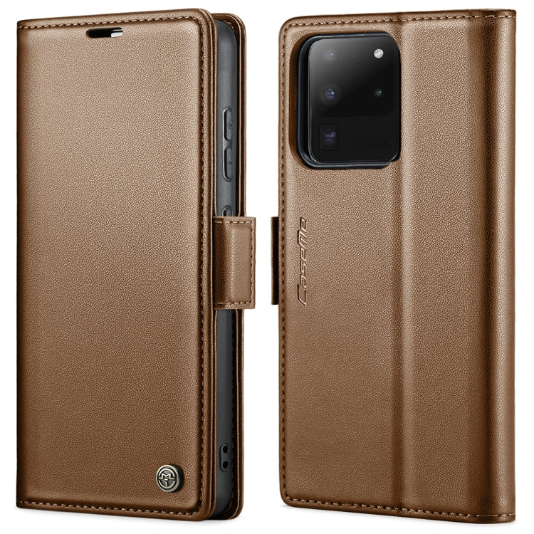 CaseMe 023 Butterfly Buckle Litchi Texture RFID Anti-theft Leather Phone Case, For Samsung Galaxy S21+ 5G, For Samsung Galaxy S21 Ultra 5G, For Samsung Galaxy Note20 Ultra, For Samsung Galaxy S20 Ultra