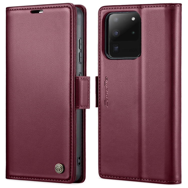 CaseMe 023 Butterfly Buckle Litchi Texture RFID Anti-theft Leather Phone Case, For Samsung Galaxy S21+ 5G, For Samsung Galaxy S21 Ultra 5G, For Samsung Galaxy Note20 Ultra, For Samsung Galaxy S20 Ultra