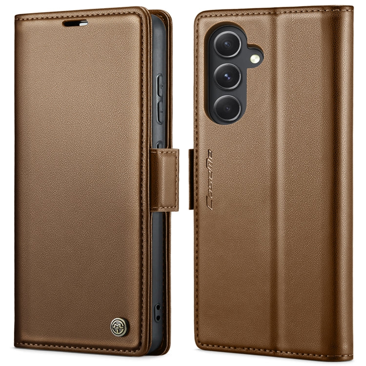 CaseMe 023 Butterfly Buckle Litchi Texture RFID Anti-theft Leather Phone Case, For Samsung Galaxy S23 FE 5G, For Samsung Galaxy A24 4G, For Samsung Galaxy A14 4G/5G, For Samsung Galaxy A34 5G
