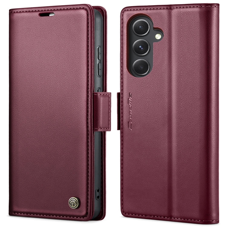 CaseMe 023 Butterfly Buckle Litchi Texture RFID Anti-theft Leather Phone Case, For Samsung Galaxy S23 FE 5G, For Samsung Galaxy A24 4G, For Samsung Galaxy A14 4G/5G, For Samsung Galaxy A34 5G