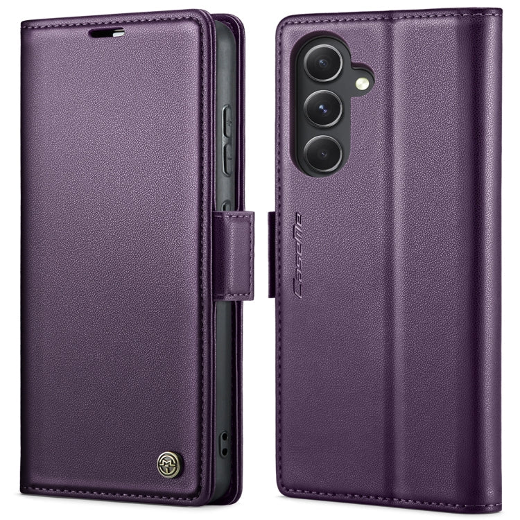 CaseMe 023 Butterfly Buckle Litchi Texture RFID Anti-theft Leather Phone Case, For Samsung Galaxy S23 FE 5G, For Samsung Galaxy A24 4G, For Samsung Galaxy A14 4G/5G, For Samsung Galaxy A34 5G