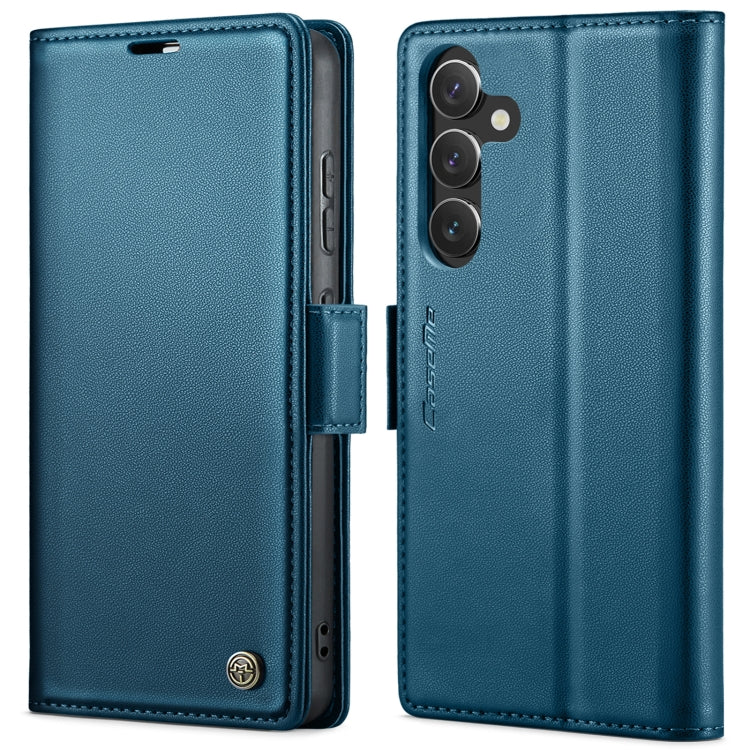 CaseMe 023 Butterfly Buckle Litchi Texture RFID Anti-theft Leather Phone Case, For Samsung Galaxy S24+, For Samsung Galaxy S24, For Samsung Galaxy A05s, For Samsung Galaxy A25 5G
