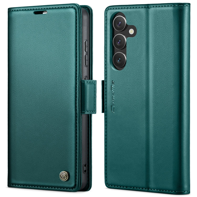 CaseMe 023 Butterfly Buckle Litchi Texture RFID Anti-theft Leather Phone Case, For Samsung Galaxy S24+, For Samsung Galaxy S24, For Samsung Galaxy A05s, For Samsung Galaxy A25 5G