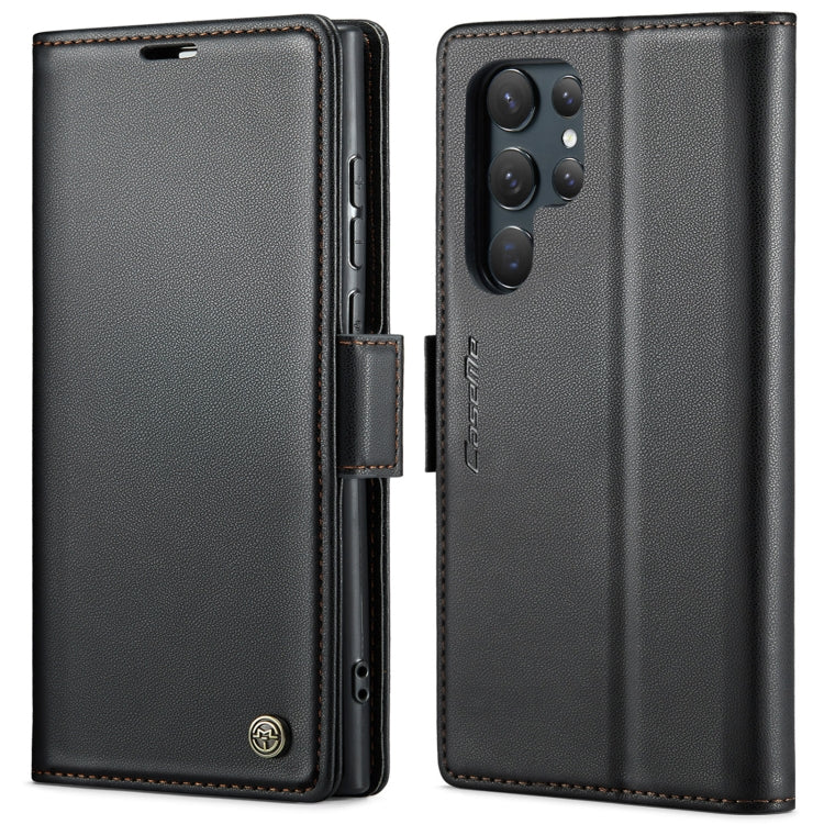 CaseMe 023 Butterfly Buckle Litchi Texture RFID Anti-theft Leather Phone Case, For Samsung Galaxy A15 4G/5G, For Samsung Galaxy A55, For Samsung Galaxy A35 5G, For Samsung Galaxy S24 Ultra