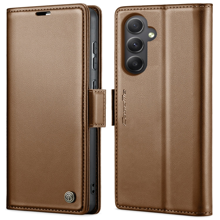 CaseMe 023 Butterfly Buckle Litchi Texture RFID Anti-theft Leather Phone Case, For Samsung Galaxy A15 4G/5G, For Samsung Galaxy A55, For Samsung Galaxy A35 5G, For Samsung Galaxy S24 Ultra