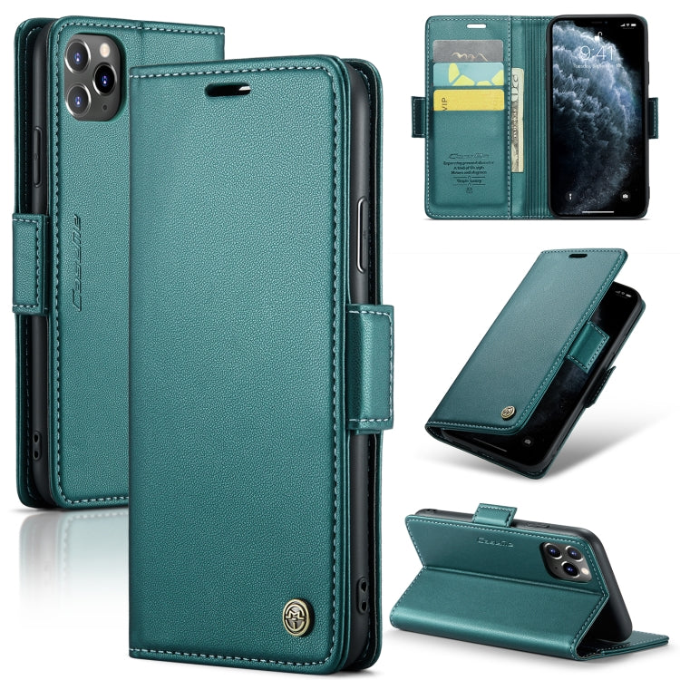 CaseMe 023 Butterfly Buckle Litchi Texture RFID Anti-theft Leather Phone Case, For iPhone 11 Pro, For iPhone 11 Pro Max, For iPhone XS Max, For iPhone XS