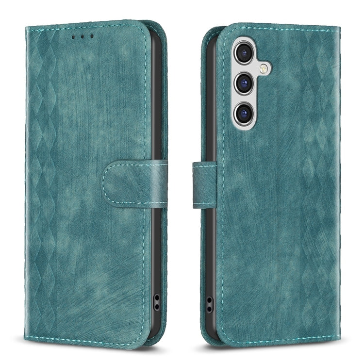Plaid Embossed Leather Phone Case, For Samsung Galaxy A14 4G/5G, For Samsung Galaxy A22 4G, For Samsung Galaxy A23, For Samsung Galaxy A24 4G