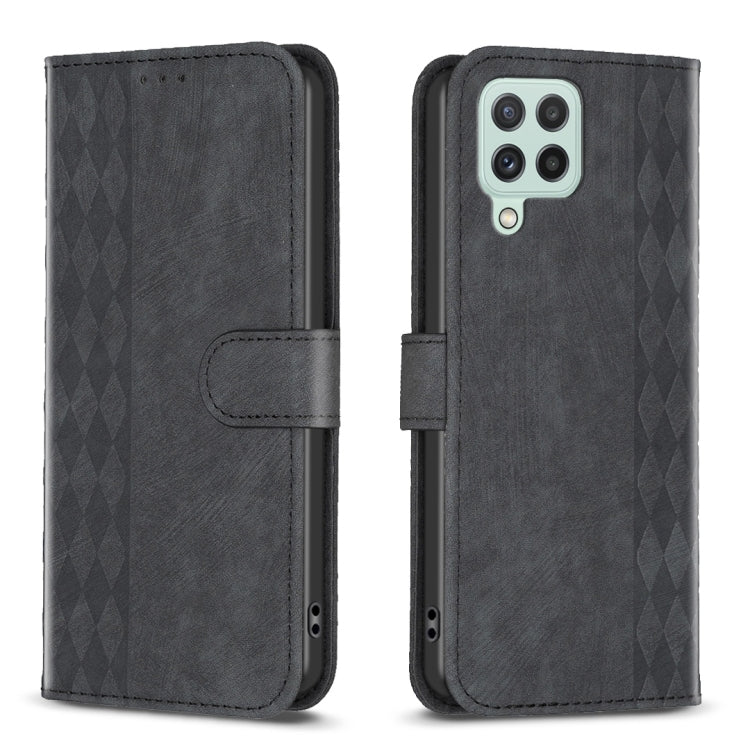 Plaid Embossed Leather Phone Case, For Samsung Galaxy A14 4G/5G, For Samsung Galaxy A22 4G, For Samsung Galaxy A23, For Samsung Galaxy A24 4G
