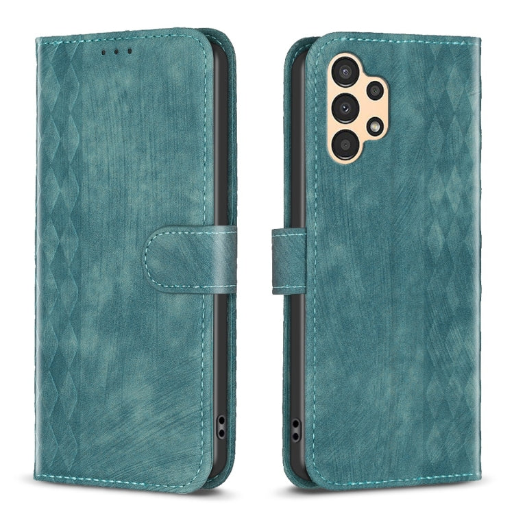 Plaid Embossed Leather Phone Case, For Samsung Galaxy A14 4G/5G, For Samsung Galaxy A22 4G, For Samsung Galaxy A23, For Samsung Galaxy A24 4G