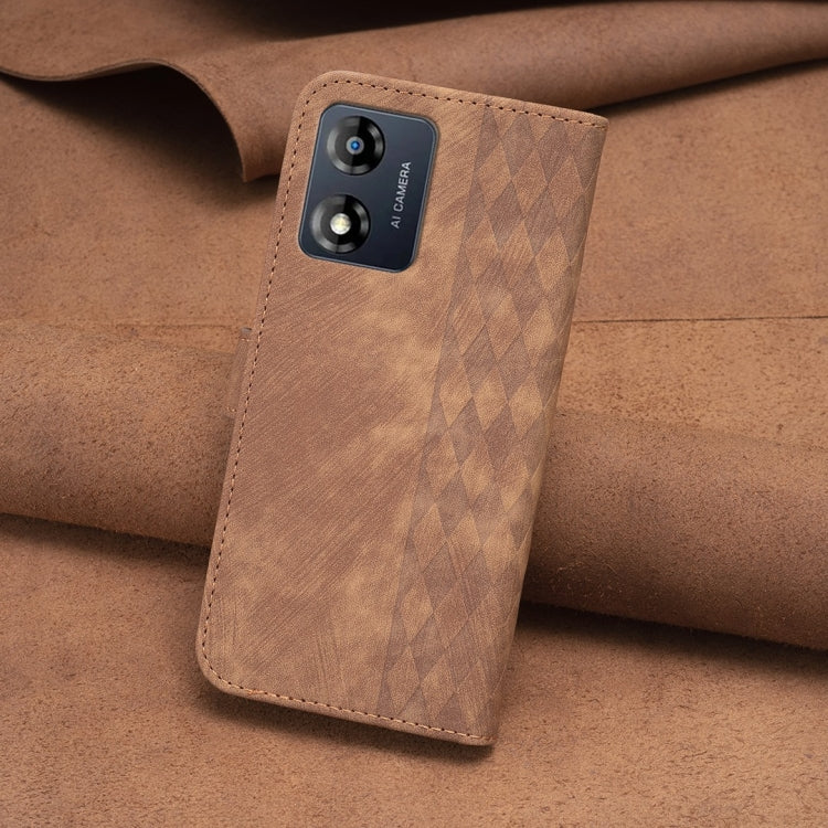 Plaid Embossed Leather Phone Case, For Motorola Moto E13 4G, For Motorola Moto G14 4G, For Motorola Moto G13 4G /G53 5G, For Motorola Moto G73 5G
