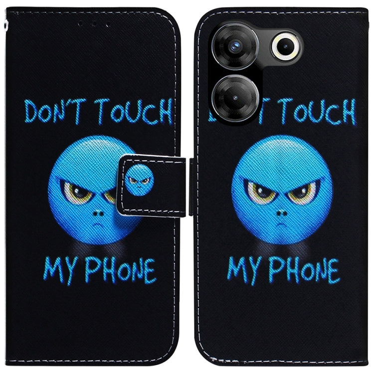 Coloured Drawing Flip Leather Phone Case, For Tecno Camon 20 Premier 5G, For Tecno Camon 20 Pro 5G