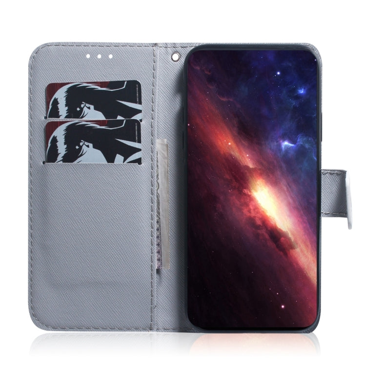 Coloured Drawing Flip Leather Phone Case, For Tecno Pova 5