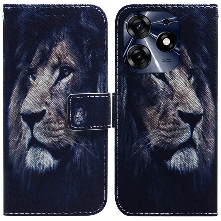 Coloured Drawing Flip Leather Phone Case, For Tecno Spark 10 / Spark 10C, For Tecno Spark 10 Pro