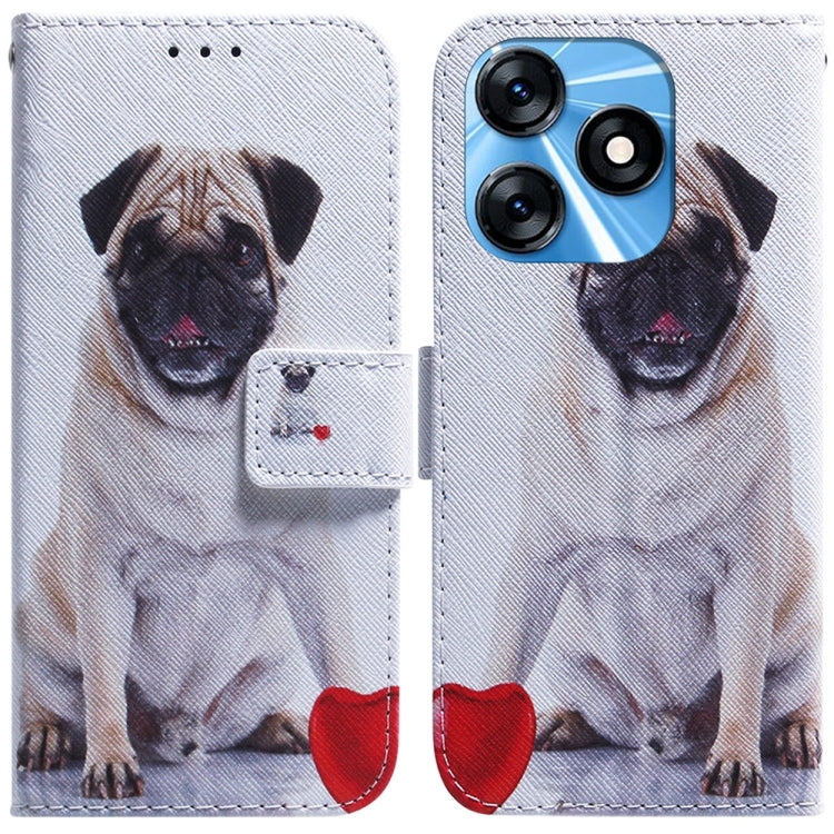 Coloured Drawing Flip Leather Phone Case, For Tecno Spark 10 / Spark 10C, For Tecno Spark 10 Pro