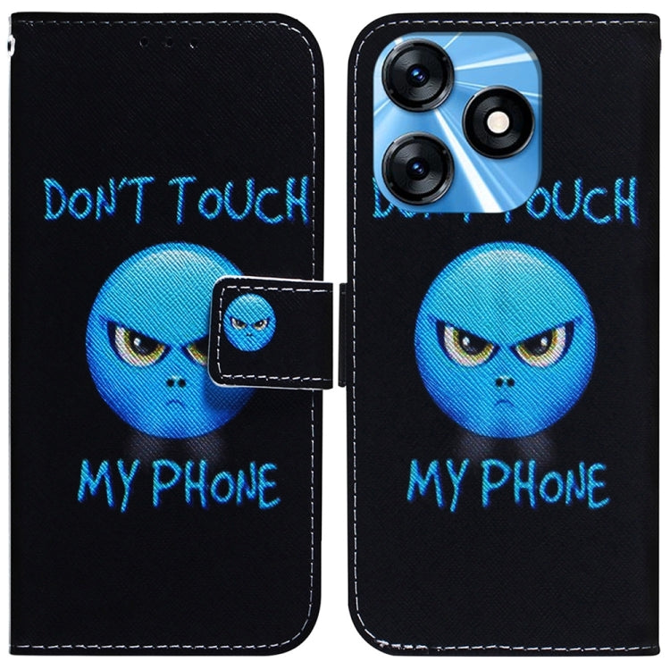 Coloured Drawing Flip Leather Phone Case, For Tecno Spark 10 / Spark 10C, For Tecno Spark 10 Pro