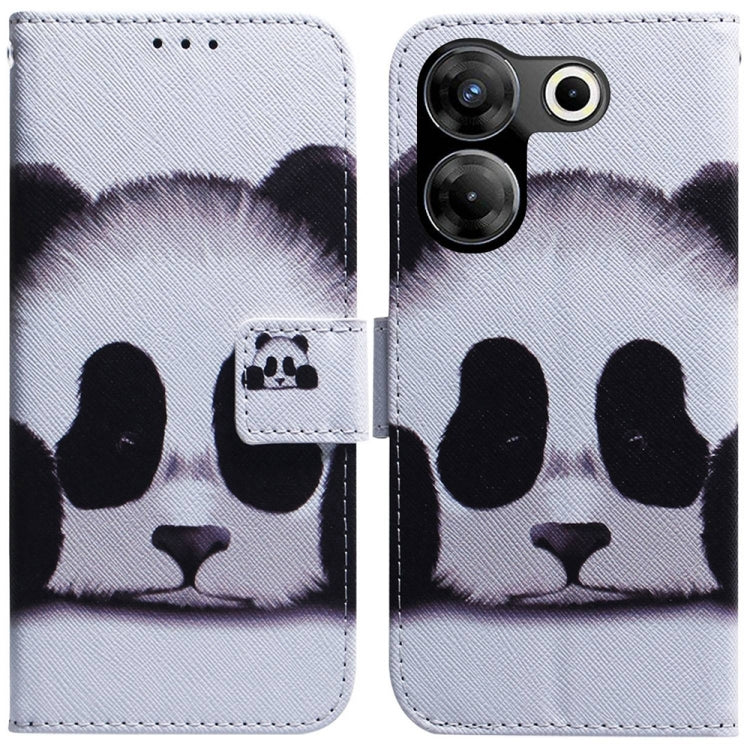 Coloured Drawing Flip Leather Phone Case, For Tecno Camon 20 Pro 4G / 20, For Tecno Spark 10 5G