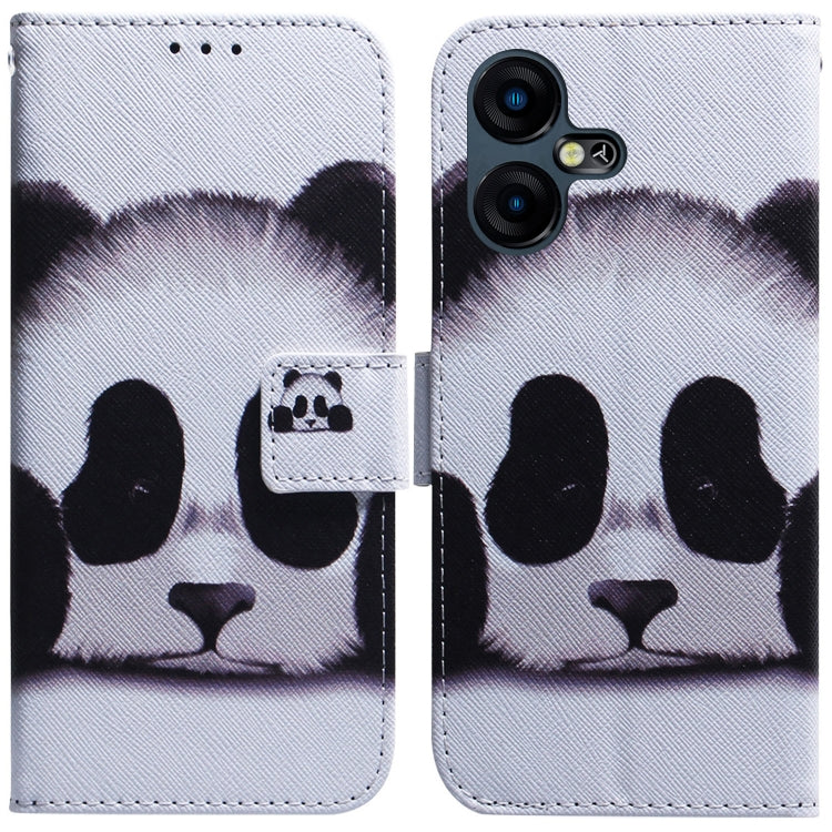Coloured Drawing Flip Leather Phone Case, For Tecno Pova 5 Pro, For Tecno Pova Neo 3
