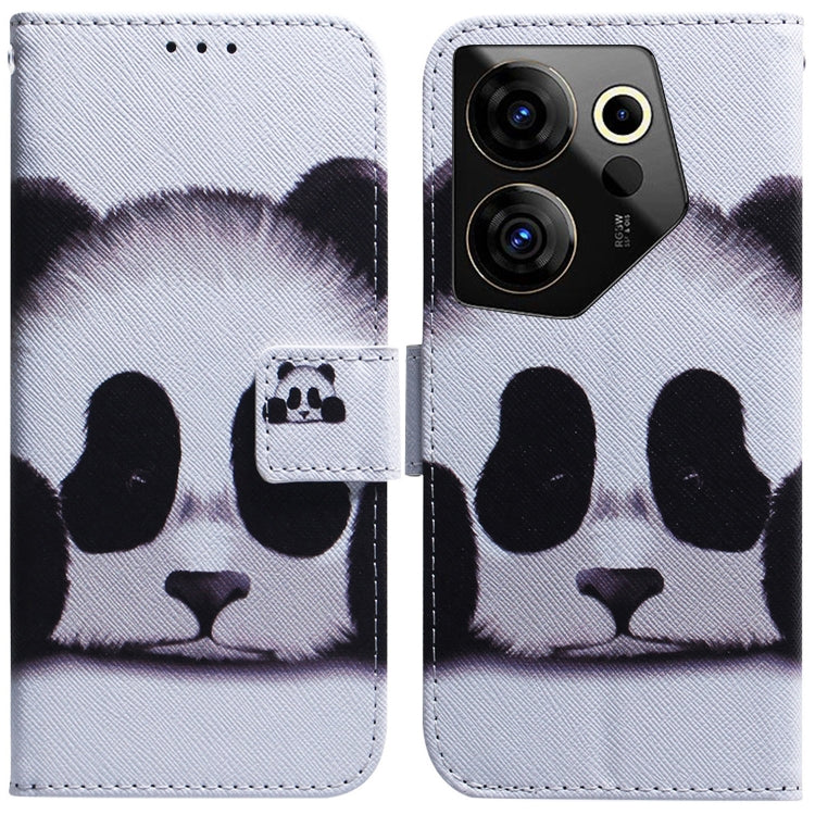 Coloured Drawing Flip Leather Phone Case, For Tecno Camon 20 Premier 5G, For Tecno Camon 20 Pro 5G