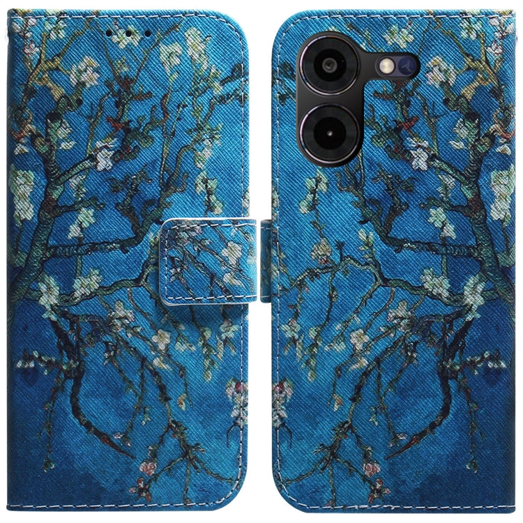 Coloured Drawing Flip Leather Phone Case, For Tecno Pova 5 Pro, For Tecno Pova Neo 3