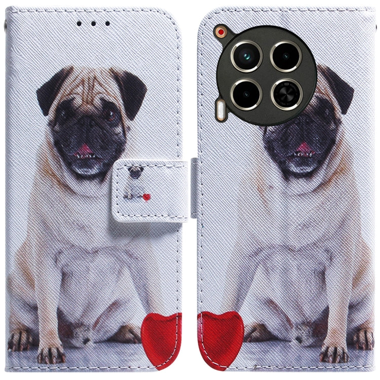 Coloured Drawing Flip Leather Phone Case, For Tecno Camon 30 Pro CL8, For Tecno Camon 30 4G / 30 5G CL6 CL7