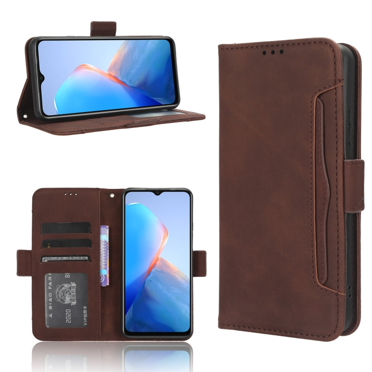 Skin Feel Calf Texture Card Slots Leather Phone Case, For Tecno Camon 20 Premier 5G, For Tecno Camon 20 Pro 5G, For Tecno Camon 20 Pro