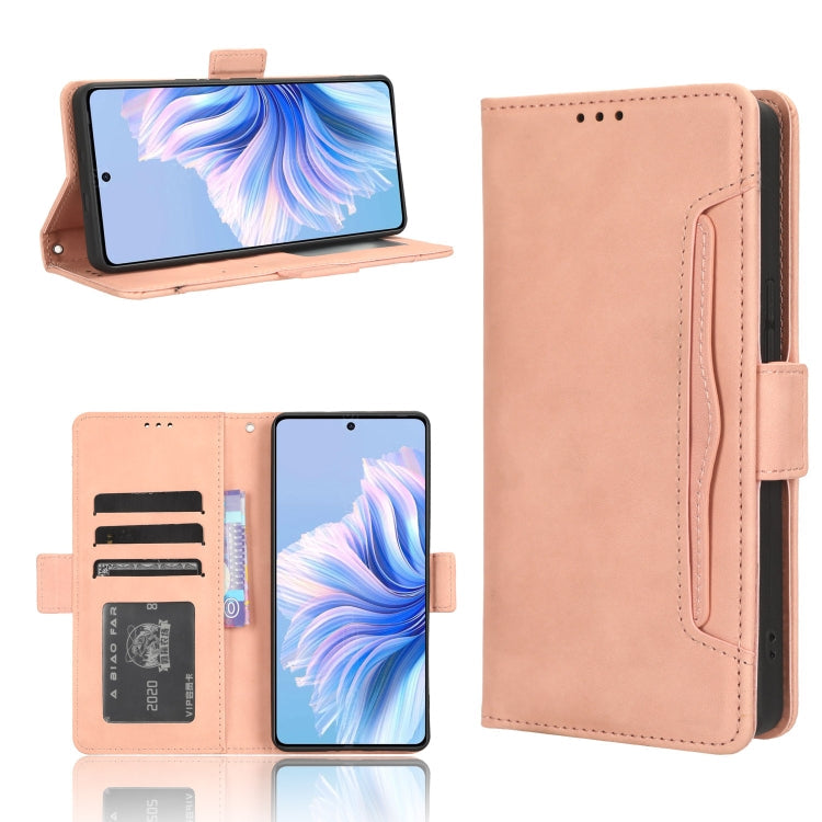 Skin Feel Calf Texture Card Slots Leather Phone Case, For Tecno Camon 20 Premier 5G, For Tecno Camon 20 Pro 5G, For Tecno Camon 20 Pro