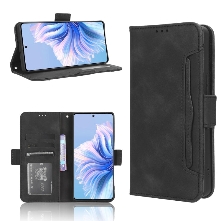 Skin Feel Calf Texture Card Slots Leather Phone Case, For Tecno Camon 20 Premier 5G, For Tecno Camon 20 Pro 5G, For Tecno Camon 20 Pro