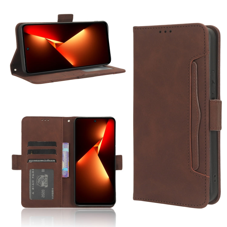 Skin Feel Calf Texture Card Slots Leather Phone Case, For Tecno Spark 20 4G KJ5, For Tecno Pova 5 Pro, For Tecno Pova Neo 3, For Tenco Pova 5 4G