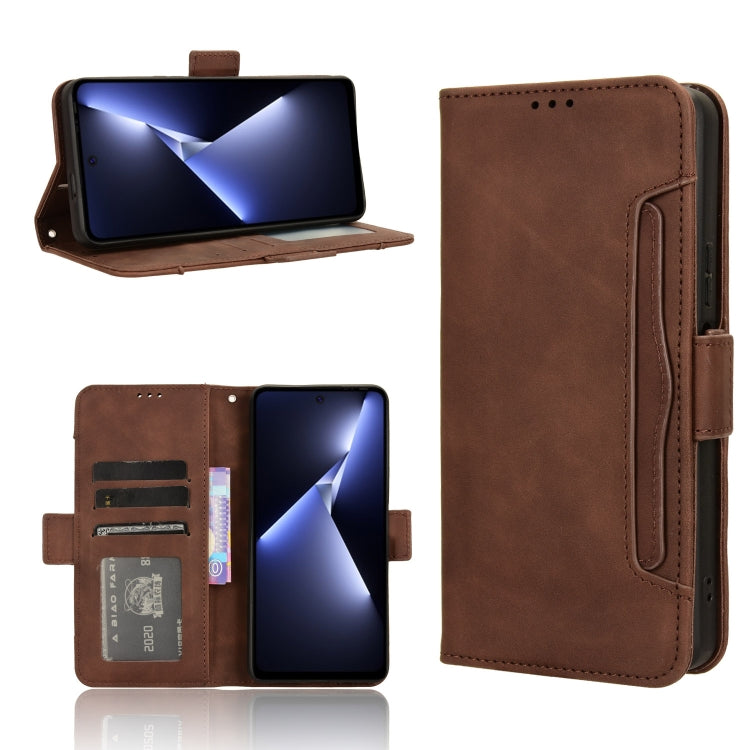 Skin Feel Calf Texture Card Slots Leather Phone Case, For Tecno Spark 20 4G KJ5, For Tecno Pova 5 Pro, For Tecno Pova Neo 3, For Tenco Pova 5 4G