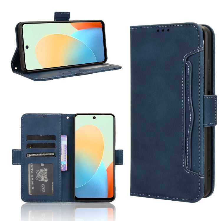 Skin Feel Calf Texture Card Slots Leather Phone Case, For Tecno Pova 6 Pro 5G, For Tecno Spark 20 Pro+ 4G KJ7, For Tecno Spark 20 Pro 4G KJ6, For Tecno Spark Go 2024 / Spark 20C